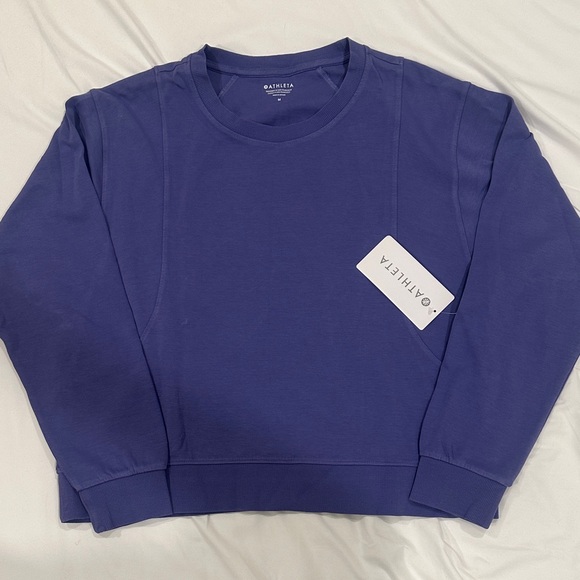 Athleta Sweaters - 3/$100 NWT Athleta Sundown Crewneck Sweater Medium Dark Lavender